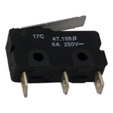 Chave Margirius Micro Interruptor 47108 Revers. Haste Curva Cor Preto