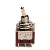 Chave Mini Toggle Switch Dpdt 2