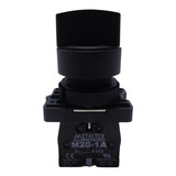 Chave Seletora Plastica - 3 Posições C/ Retorno - Metaltex