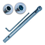 Chave Vela Longa Automotiva 16mm E 21mm Carro Moto Barco