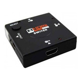 Chaveador Seletor Hub Switch Hdmi 3x1