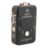 Chaveador Switch Kvm Porta Vga E Usb 1 Entrada E 2 Saida