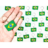 Chaveirinho Bandeira Do Brasil 50un Copa 2022 Futebol 