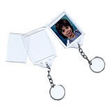 Chaveiro Acrilico 3x4 P/ Personalizar 50 Unidades Sem Risco