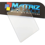 Chaveiro Acrílico Cristal 2mm 4x6cm Com Furo P/personalizar