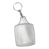 Chaveiro Acrílico Retangular 3x4 P/ Personalizar - 200 Uni
