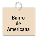 Chaveiro Bairro De Americana Mdf Souvenir