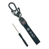 Chaveiro Carro Metal Couro Genuíno Fiat Chevrolet Chery Ram