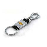 Chaveiro Chevrolet Metal Couro Quadrado - Qualidade Top !!!