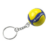Chaveiro Forma De Bola De Vôlei Modelo V200w Mikasa Original