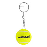 Chaveiro Head Mini Bola De Tênis Felpudo Borracha