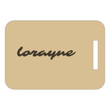 Chaveiro Lorayne Mdf C/ Argola Nome