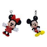 Chaveiro Minnie E Mickey Mouse 6cm