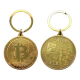 Chaveiro Moeda Bitcoin Edição Para Colecionador