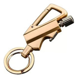 Chaveiro Multifuncional Com Fósforos De Metal De Sílex
