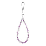 Chaveiro Preto Crystal Phone Lanyard Charm