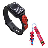 Chaveiro Relógio Homem-aranha Infantil Digi Resiste À Água-p