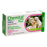 Chemital Cães Plus C/4 Comprimidos 660mg