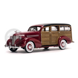  Chevrolet Woody Wagon Surf 1939 Vermelha Sun Star 1/18