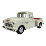 Chevy 1955 V8 5100 Pick Up Marta Rocha Stepside 1:24 Branco