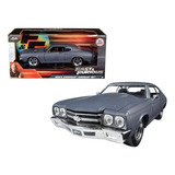 Chevy Chevelle Ss Dom's Velozes E Furiosos 7 Cinza 1:24 Jada