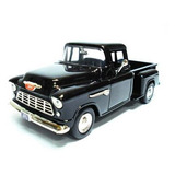 Chevy Stepside 1955 Pickup Marta Rocha Preto 1:24 Motor Max