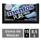 Chicle Mentos Pure Fresh Strong Mint