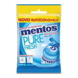 Chiclete Mentos Pure Fresh 56g Refil Econômico-28 Gomas