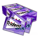 Chiclete Trident 14s Blueberry - Display Com 12un