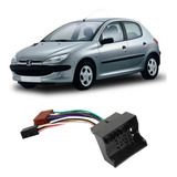 Chicote Adaptador Peugeot 206 2000 A 2009 Rádio Multimídia