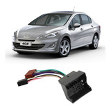 Chicote Adaptador Peugeot 408 2011 A 2020 Rádio Multimídia