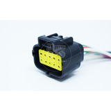 Chicote Conector Plug Farol Caminhão Scania Série 5 10 Vias