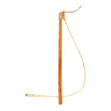 Chicote Para Charrete/carroça Tala Couro Cru Trançado Oferta
