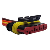 Chicote Plug 5 Via Universal Lanterna Traseira Guerra Ramdon