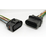 Chicote Plug Conector Macho Fêmea P/ Farol Fiat Stilo Com 02