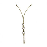 Chicote Rebenque Natural Couro Cru 3 Argolas 2 Pernas Oferta