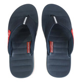 Chinelo Cartago Málaga Masculino Azul Vermelho