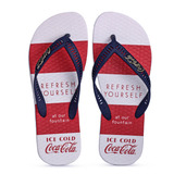 Chinelo Coca Cola Sandália Casual Passeio Original Masculina