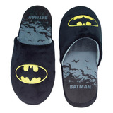 Chinelo De Quarto Pantufa Batman Oficial Dc Moda Geek