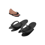 Chinelo Eva Descartável 4mm Resistente 25 Pares Preto