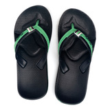Chinelo Feminino Vegano Ant-stres Ortopédico Anatômico Verde