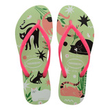 Chinelo Havaianas Feminino Slim Pets Gatinhos Gato Original