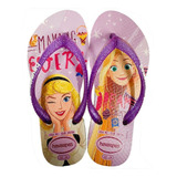 Chinelo Havaianas Infantil Fem Slim Princess Frozen 27/28