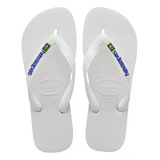 Chinelo Havaianas Mix Brasil Logo Bandeira