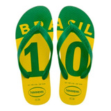 Chinelo Havaianas Original Brasil 10 Copa