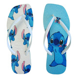 Chinelo Havaianas Square Personalizada Stitch Com Pingente