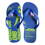 Chinelo Masculino Onbongo Lançamento Azul Royal Verão Charme