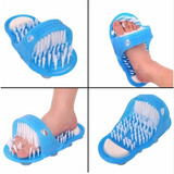 Chinelo Massageador C/ Escova Esfoliador Bucha