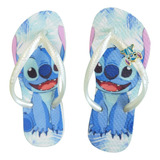 Chinelo Stitch Infantil Personalizado Em Tecido Havaianas 