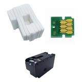 Chip + Almofada Da Caixa De Manutenção C9382 Epson Wf-c5390